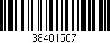 Código de barras (EAN, GTIN, SKU, ISBN): '38401507'
