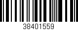 Código de barras (EAN, GTIN, SKU, ISBN): '38401559'