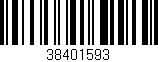 Código de barras (EAN, GTIN, SKU, ISBN): '38401593'