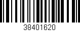 Código de barras (EAN, GTIN, SKU, ISBN): '38401620'