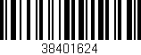 Código de barras (EAN, GTIN, SKU, ISBN): '38401624'