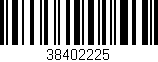 Código de barras (EAN, GTIN, SKU, ISBN): '38402225'
