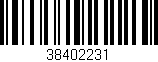 Código de barras (EAN, GTIN, SKU, ISBN): '38402231'