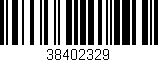 Código de barras (EAN, GTIN, SKU, ISBN): '38402329'
