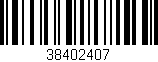 Código de barras (EAN, GTIN, SKU, ISBN): '38402407'