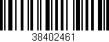Código de barras (EAN, GTIN, SKU, ISBN): '38402461'