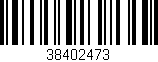 Código de barras (EAN, GTIN, SKU, ISBN): '38402473'