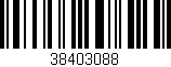Código de barras (EAN, GTIN, SKU, ISBN): '38403088'