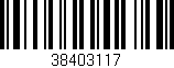 Código de barras (EAN, GTIN, SKU, ISBN): '38403117'