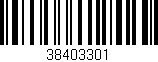Código de barras (EAN, GTIN, SKU, ISBN): '38403301'