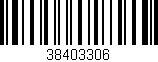 Código de barras (EAN, GTIN, SKU, ISBN): '38403306'