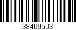 Código de barras (EAN, GTIN, SKU, ISBN): '38409503'