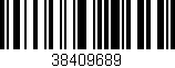 Código de barras (EAN, GTIN, SKU, ISBN): '38409689'