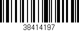 Código de barras (EAN, GTIN, SKU, ISBN): '38414197'