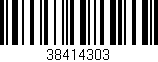 Código de barras (EAN, GTIN, SKU, ISBN): '38414303'