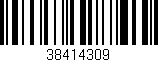 Código de barras (EAN, GTIN, SKU, ISBN): '38414309'