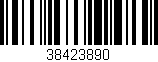 Código de barras (EAN, GTIN, SKU, ISBN): '38423890'