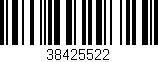 Código de barras (EAN, GTIN, SKU, ISBN): '38425522'