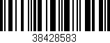 Código de barras (EAN, GTIN, SKU, ISBN): '38428583'