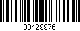 Código de barras (EAN, GTIN, SKU, ISBN): '38429976'
