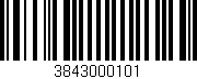 Código de barras (EAN, GTIN, SKU, ISBN): '3843000101'