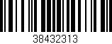 Código de barras (EAN, GTIN, SKU, ISBN): '38432313'
