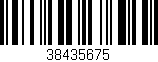 Código de barras (EAN, GTIN, SKU, ISBN): '38435675'