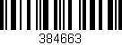 Código de barras (EAN, GTIN, SKU, ISBN): '384663'