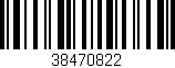 Código de barras (EAN, GTIN, SKU, ISBN): '38470822'