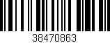 Código de barras (EAN, GTIN, SKU, ISBN): '38470863'