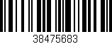 Código de barras (EAN, GTIN, SKU, ISBN): '38475683'