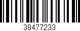 Código de barras (EAN, GTIN, SKU, ISBN): '38477233'