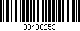 Código de barras (EAN, GTIN, SKU, ISBN): '38480253'
