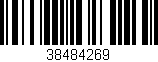 Código de barras (EAN, GTIN, SKU, ISBN): '38484269'