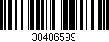 Código de barras (EAN, GTIN, SKU, ISBN): '38486599'