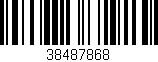 Código de barras (EAN, GTIN, SKU, ISBN): '38487868'