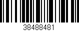 Código de barras (EAN, GTIN, SKU, ISBN): '38488481'