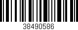 Código de barras (EAN, GTIN, SKU, ISBN): '38490586'