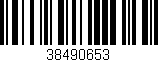 Código de barras (EAN, GTIN, SKU, ISBN): '38490653'