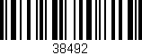 Código de barras (EAN, GTIN, SKU, ISBN): '38492'