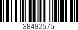Código de barras (EAN, GTIN, SKU, ISBN): '38492575'