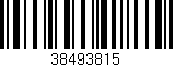Código de barras (EAN, GTIN, SKU, ISBN): '38493815'