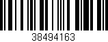Código de barras (EAN, GTIN, SKU, ISBN): '38494163'