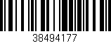 Código de barras (EAN, GTIN, SKU, ISBN): '38494177'