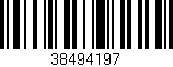 Código de barras (EAN, GTIN, SKU, ISBN): '38494197'
