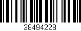 Código de barras (EAN, GTIN, SKU, ISBN): '38494228'