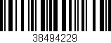Código de barras (EAN, GTIN, SKU, ISBN): '38494229'