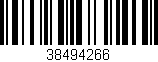 Código de barras (EAN, GTIN, SKU, ISBN): '38494266'