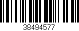 Código de barras (EAN, GTIN, SKU, ISBN): '38494577'