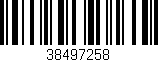 Código de barras (EAN, GTIN, SKU, ISBN): '38497258'
